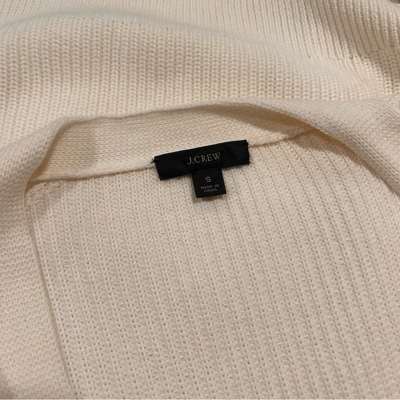 J.Crew cream oversized knit cardign with front pockets - Size small - Picture 8 of 10
